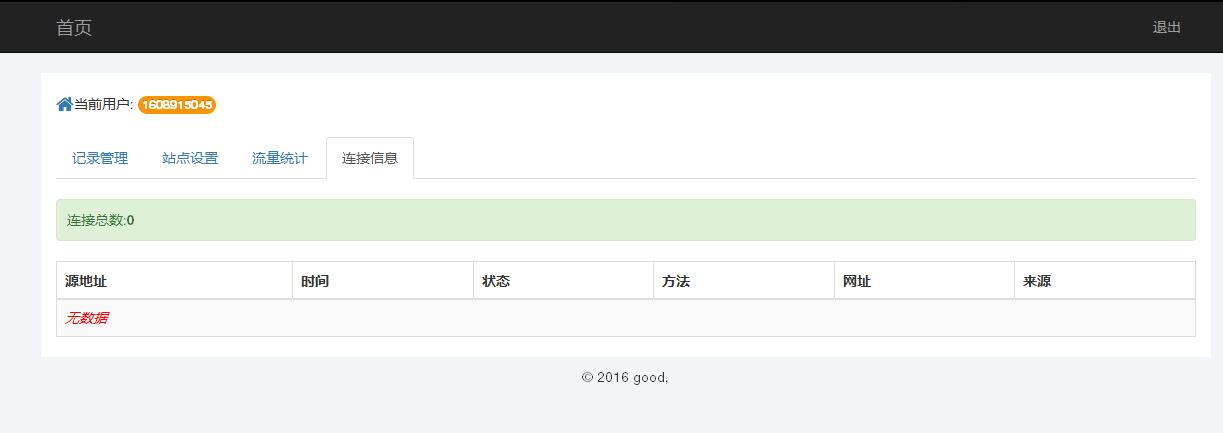 某IDC互聯(lián)網(wǎng)服務(wù)商管理系統(tǒng)--用戶域名記錄管理、站點設(shè)置、流量統(tǒng)計和連接信息